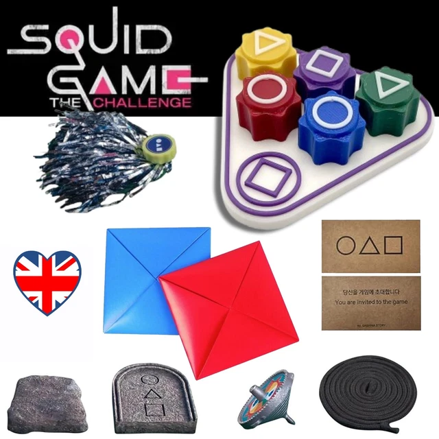 SQUID GAME 2 Relay Pentathlon Games Set - 5 Traditional Korean Games