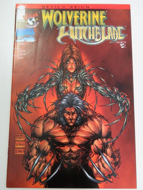 Devil's Reign Chapter 5, Wolverine Witchblade 5A, Top Cow & Marvel Comics, 1997
