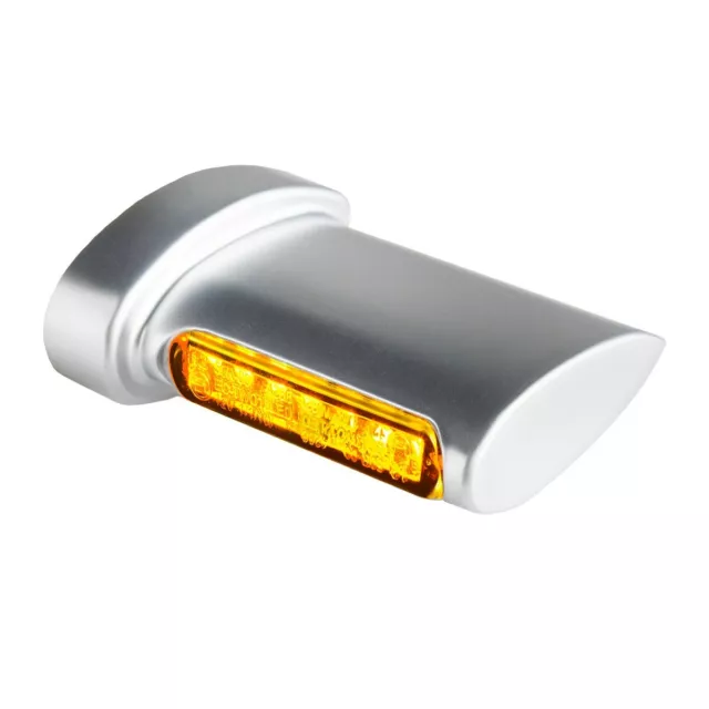 HeinzBikes LED WINGLETS BLINKER : chrome satin matte