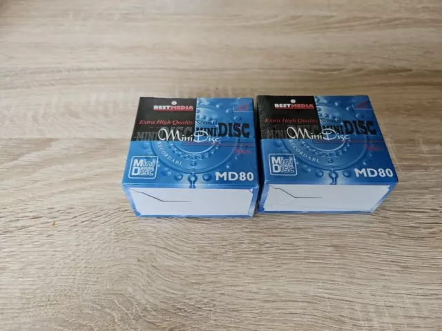 10x MINI DISC minidisc Best Media MD 80 Recordable NEU OVP