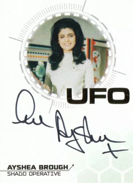 Ufo Series 3 - Ayshea Brough (Shado Operative) Autograph Card Ab1 Gold Foil