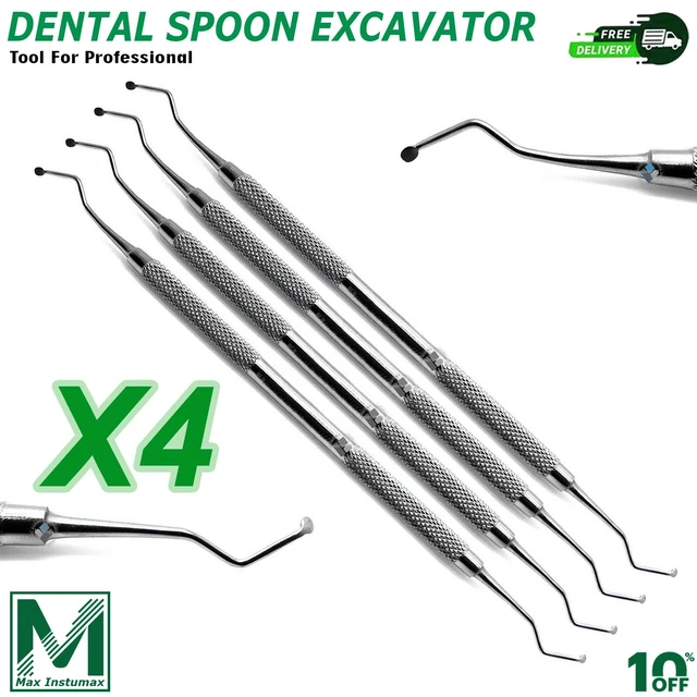 DENTAL SPOON EXCAVATOR Caries Remover Enamel Tooth Decaying Dentin