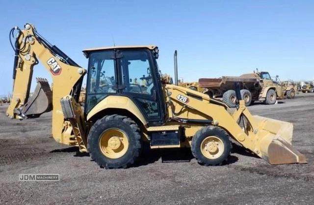 2020 Caterpillar 420 Cab Air Heat Wheeled Loader Backhoe Cat 420