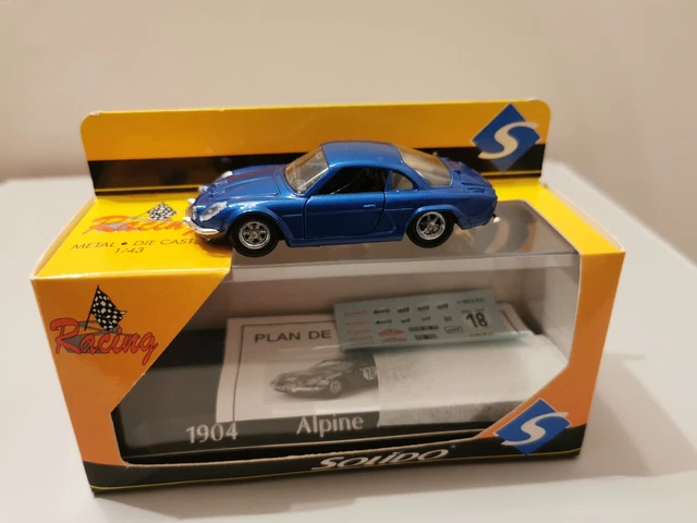 Modèle Réduit Solido Alpine P64 - Échelle 1/43 - Boîte D'origine (état Occasion) - Modèle 1965/1976 ?