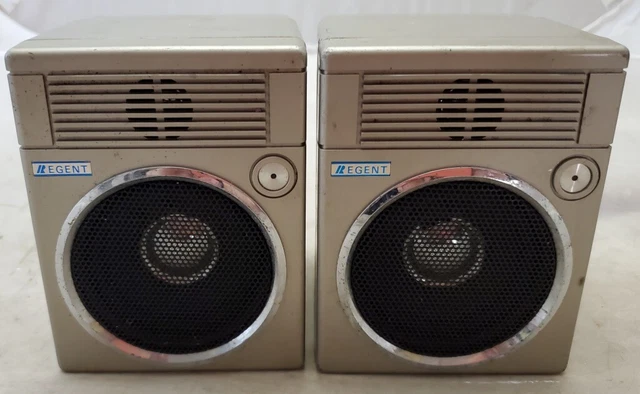 Regent Micro 2 Way Speaker System with Amplifier Model No. 5200