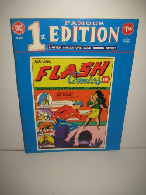 Famous 1st Edition Flash Comics DC Limited Collectors Oversized F-8 1975