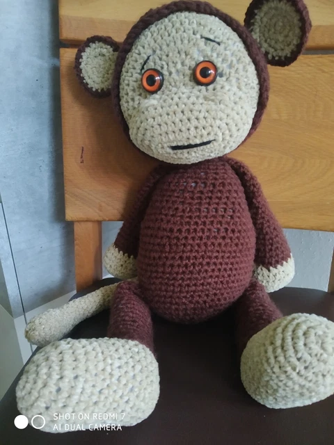 Soeben fertig geworden 2 neue Tiere Affe 🐒 + Ratte echte Hand Arbeit 3