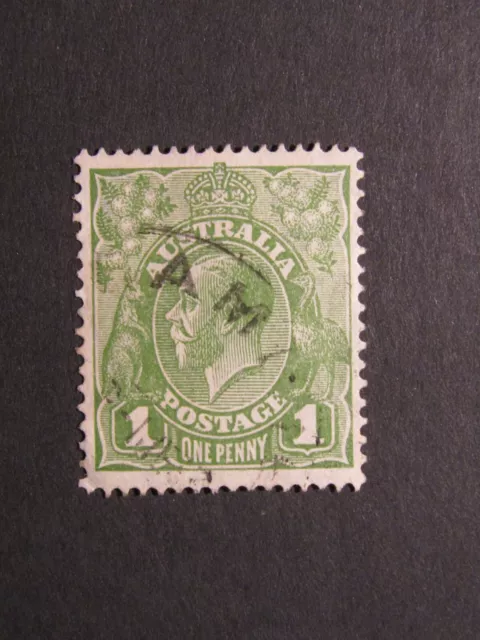 Australia 1924 1d  Green George V   sg76 Fine Used.