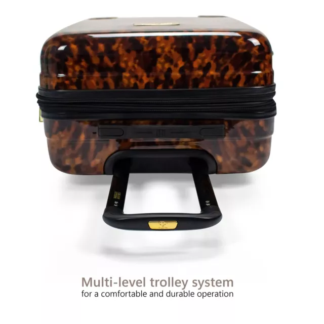 BADGLEY MISCHKA Essence 3 Piece Expandable Luggage Set - Leopard | Tortoise |... 3