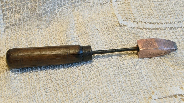 ANCIEN OUTIL Tailleur de Pierre LE CHEMIN DE FER A ONGLET OU DOUBLE EUR