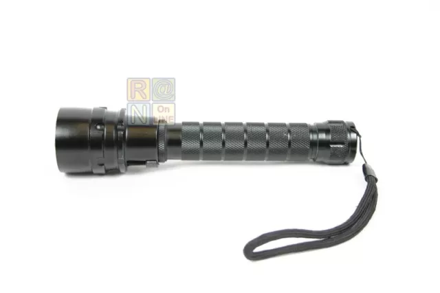 Torcia Subacquea + 2 Batterie Ricaric. Immersioni Sub Cree Xmlt6 Led 5000 Lumens 2