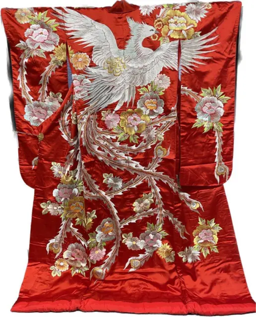 Uchikake Japanese Kimono Hatake bride kimono Classic Embroidered