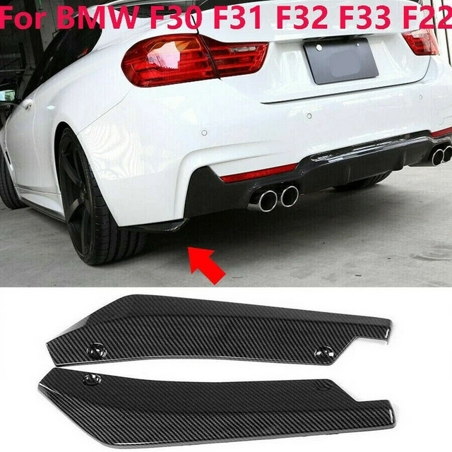 Per BMW F22 F30 F31 F33 F32 diffusore paraurti posteriore in fibra di carbonio anatre
