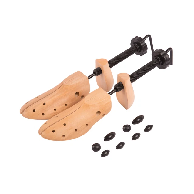 Embauchoirs chaussures réglable arbre forme bois de lotus avec filetage de vis