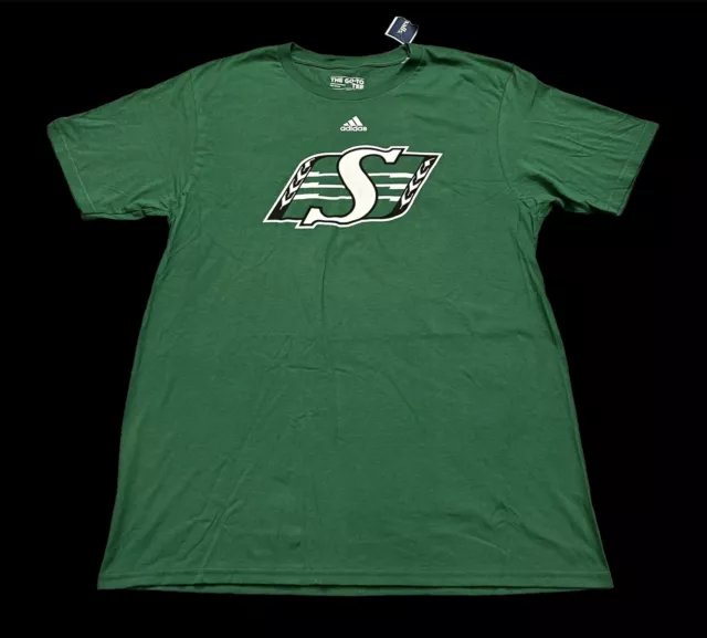 NEW Adidas Saskatchewan Roughriders Shirt CFL Canadian Football League L/XL/2XL