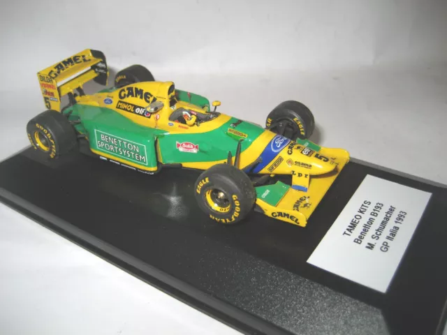 Tameo Model Built Montato  1:43 F.1 Benetton B193 Ford Schumacher Gp Italia 1993 2
