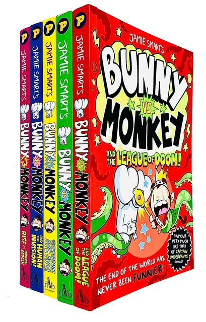 Bunny vs Monkey The Phoenix Presents Series Books 1 - 7 Collection Set