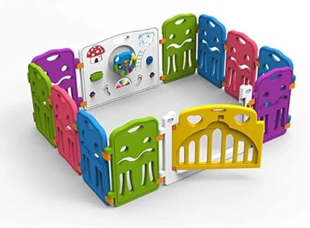 XL Kinderlaufstall Mit Spielbereich - Ideal Für Babys Und Kleinkinder Bis 4 Jahre