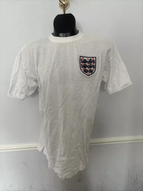 Score Draw England Mens 1970 Home Football Shirt Large L Retro Moore World Cup