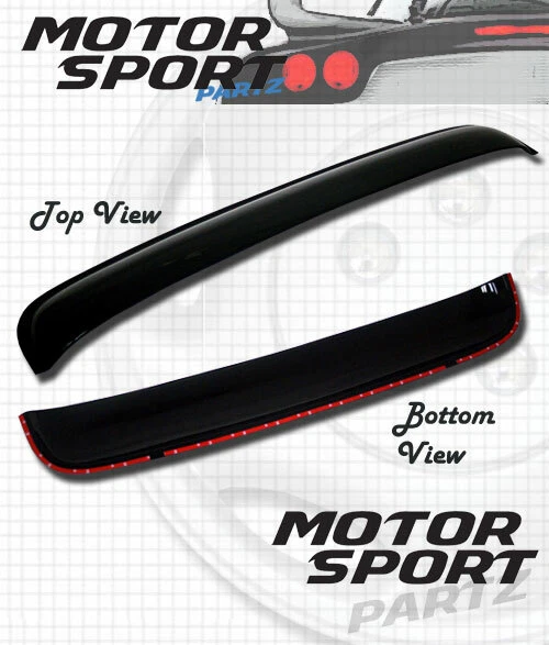 3pc 2mm Outside Mount Visor Rain Guards Sunroof Combo For Acura RSX 02-06 2 Door
