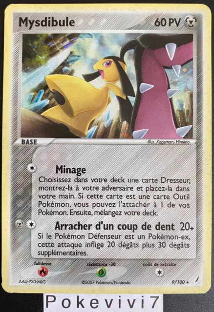 Pokemon Card MYSDIBULE 9/100 HOLO Block EX Crystal Keepers FR