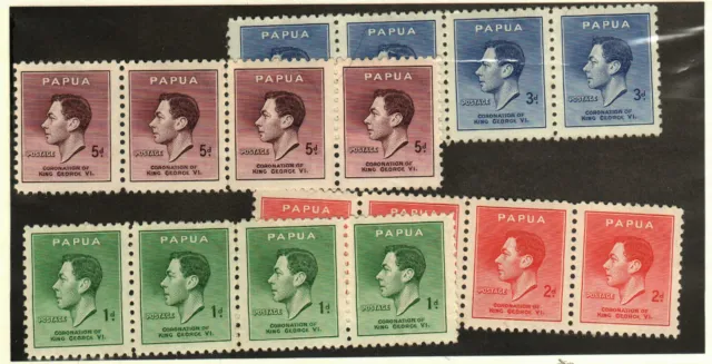 Papua New Guinea #118-121 MNH Strips 4 (16 stamps) MNH