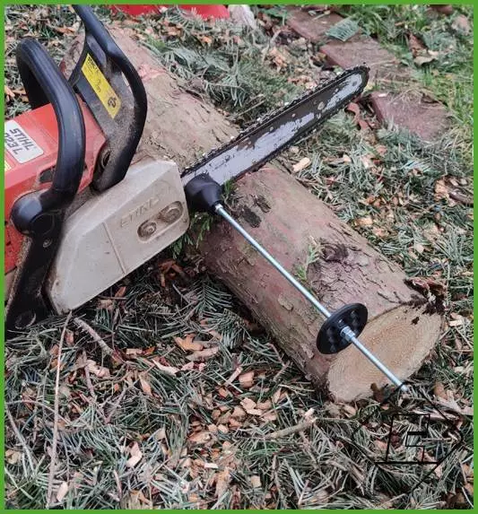 Profi Ablänghilfe Ablängstab 25 bis 33 cm Holz Brennholz Forstarbeiten Motorsäge