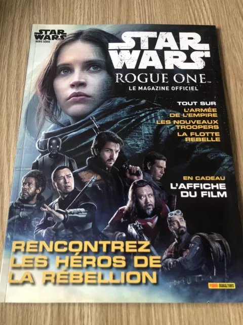 Livre Le Magazine Officiel Star Wars Starwars Rogue One + Affiche Poster Du Film