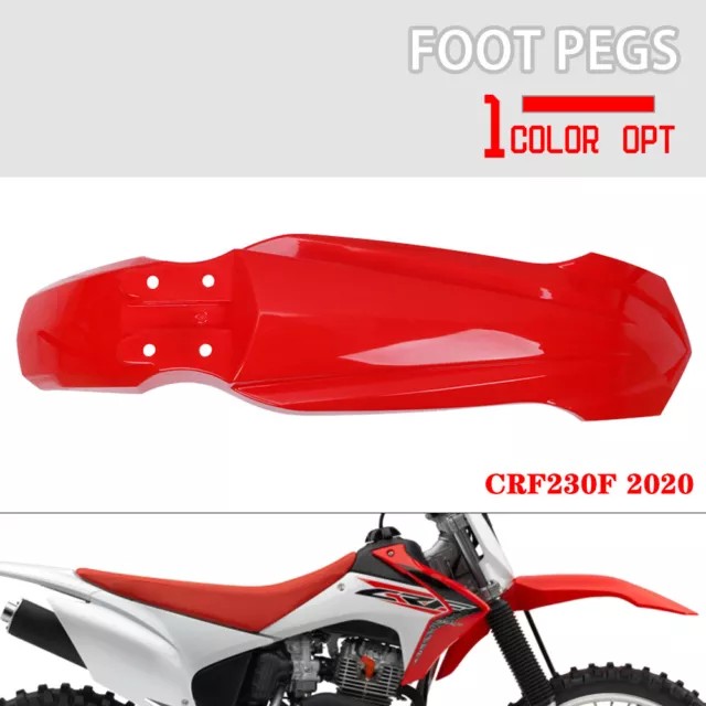 CRF230F Front Fender Mudguard Plastics For CRF230F 2020 Dirt Bike Motorcycle Red