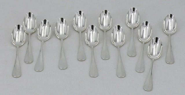 Cuillère à Moka Christofle Atlantide – 10 Cm – Métal Argenté – Art Déco – Neuve