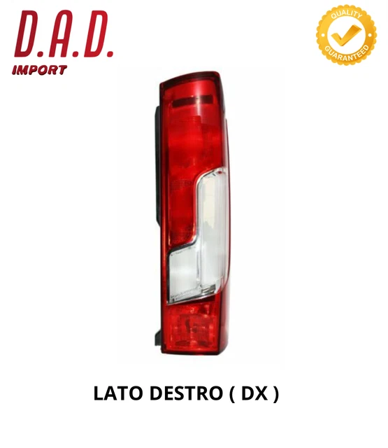 Fanale Posteriore Destro LONGLING Per Fiat Ducato, Citroen Jumper, Peugeot Boxer 2006-2014 - Ricambio Aftermarket, Numero Riferimento 1366455080