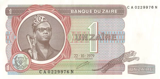 Zaire 1 Zaire 1979 AU/UNC