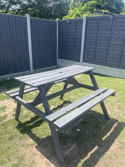 Wooden Picnic Pub Bench