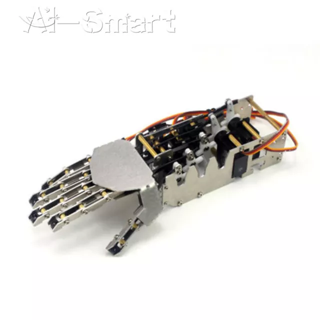 5DOF Humanoid 5 Fingers Manipulator Arm Right Hand +5pcs Servo Kit for Robot DIY