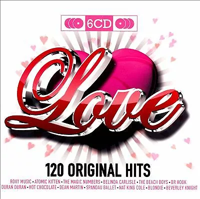 Various Artists : Original Hits - Love CD Box Set 6 discs (2009) Amazing Value