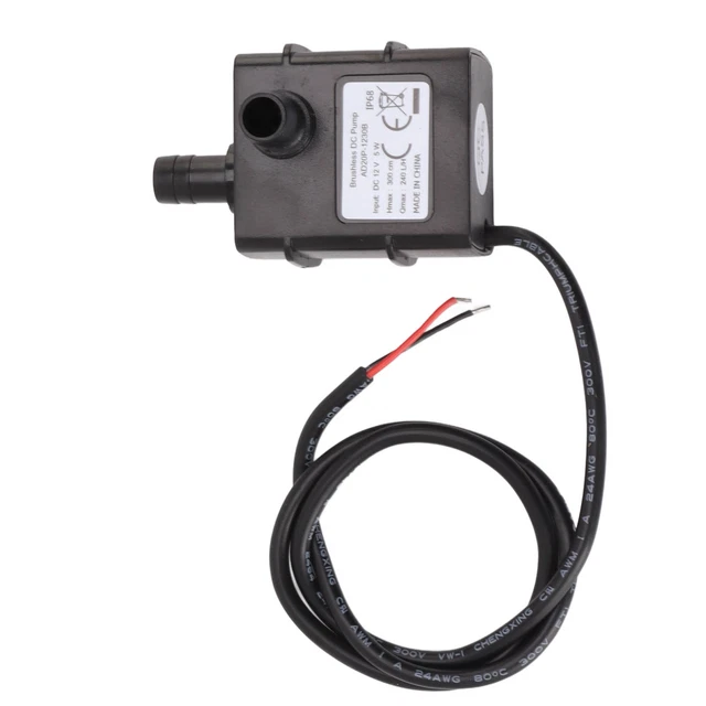 Pompa Acqua Brushless 12V 10W - Impermeabile, Resistente Fino A 55°C, Perfetta Per Impianti Solari E Circolazione - Foto 2