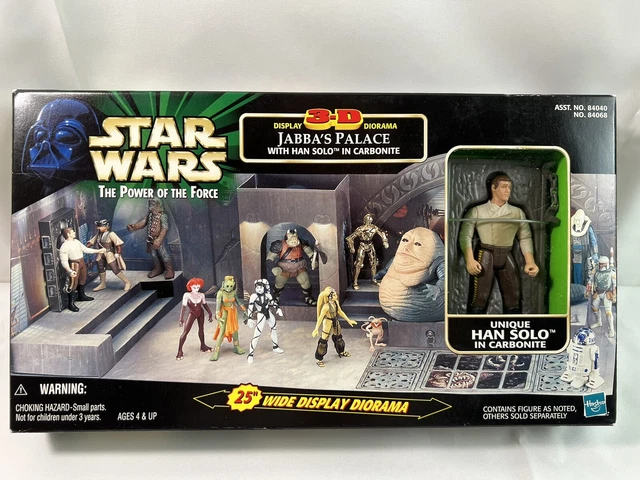 Star Wars Kenner POTF Jabba's Palace 3-D Diorama with Han Solo in Carbonite NIB Star Wars Kenner POTF Jabba's Palace 3-D Diorama with Han Solo in Carbonite NIB