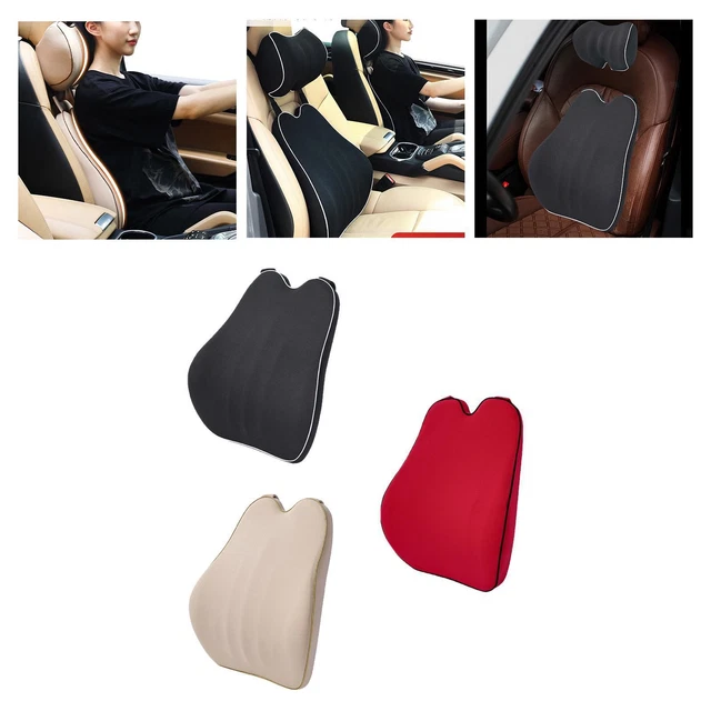 Lumbar Support Pillow Car Back Support Cushion for Driving Office Chair