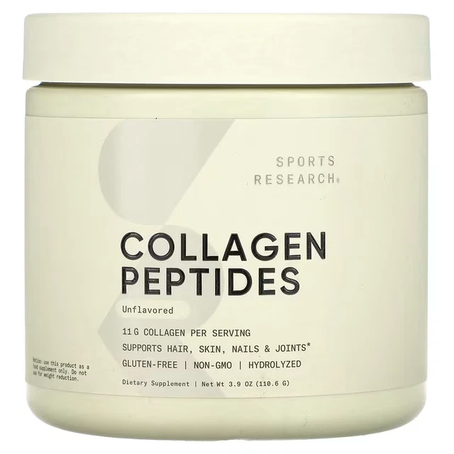 SPORTS RESEARCH Collagen Peptides Unflavored 110 6 G Exp Feb Sports research collagen peptides unflavored 110 6 g exp feb
