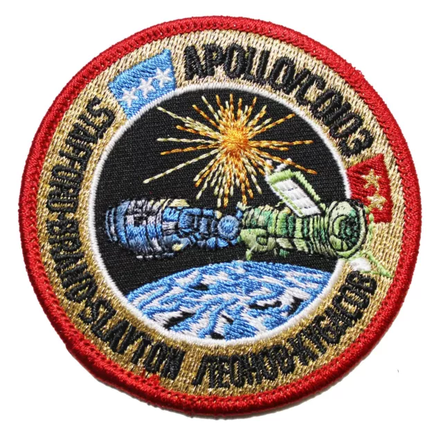 Apollo Soyuz Astronaut Crew NASA Space Patch