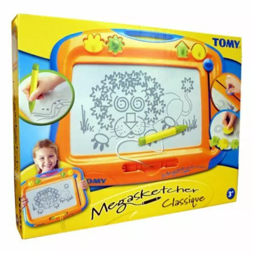 TOMY 6555 Megasketcher Magnetic Childrens Kids Drawing Sketching Board Toy Blue 3