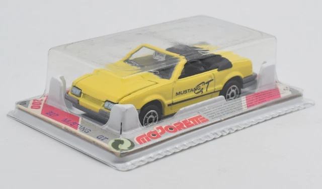 Ford Mustang GT Majorette Série 200, N°227, 1/60, Décapotable (neuf, France)
