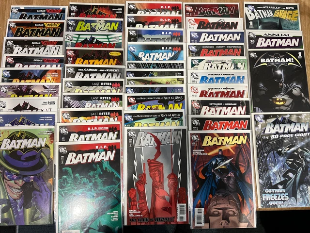 Batman Run Lot Of 44 658 658-665 667-684 686 687 Missing 700 701-704 Rip Comic