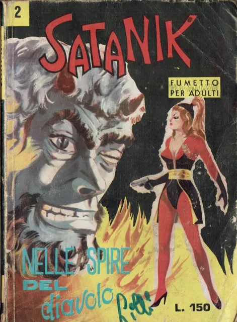 Satanik n.  2 nelle spire del diavolo di Magnus Bunker ed. Corno BO08