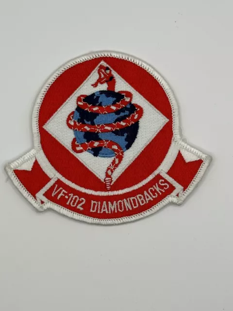 VF-102 DIAMONDBACKS F-14 TOMCAT F-4 Phantom US Navy Fighter Squadron Patch