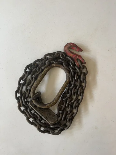 used chain lifting sling 6ft With Hook And D Ring