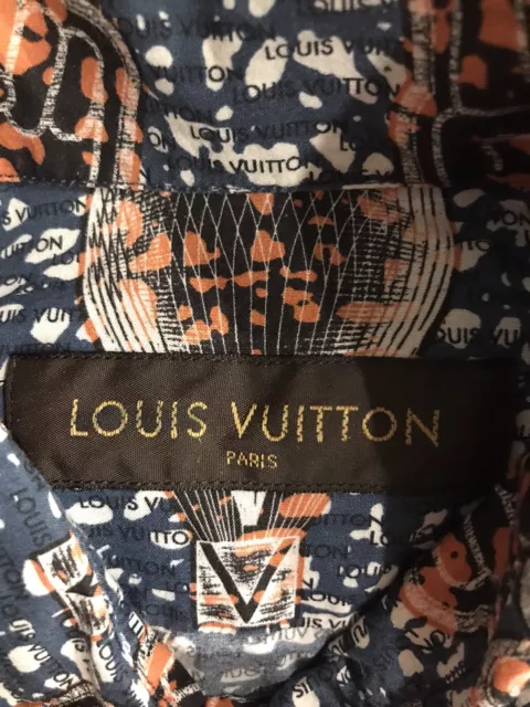 Louis Vuitton 2021 Flocked Monogram Dress Shirt w/ Tags - Black Dress Shirts,  Clothing - LOU567816