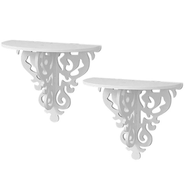 2pcs étagère mural étagère flottante étagère à étagère de paroi simple.