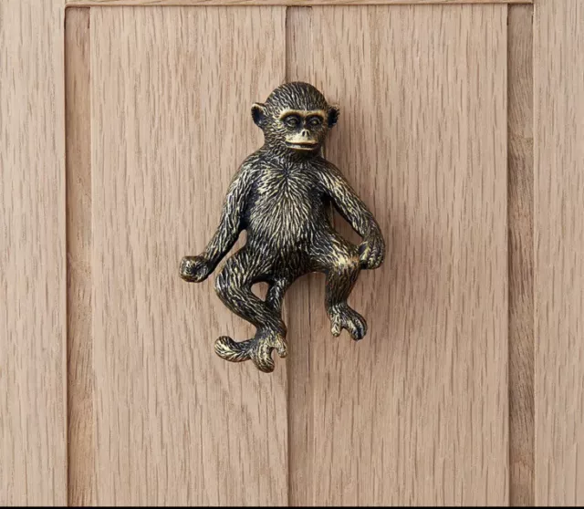 Bussa porta scimmia elegante vintage colore metallo bronzo più economico su eBay £10,49!