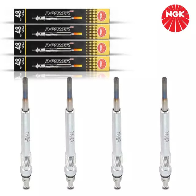 4x ORIGINAL NGK ZÜNDKERZE FÜR SKODA 2.0 TDI AUDI A3 8P A4 A6 VW GOLF 5 TOURAN